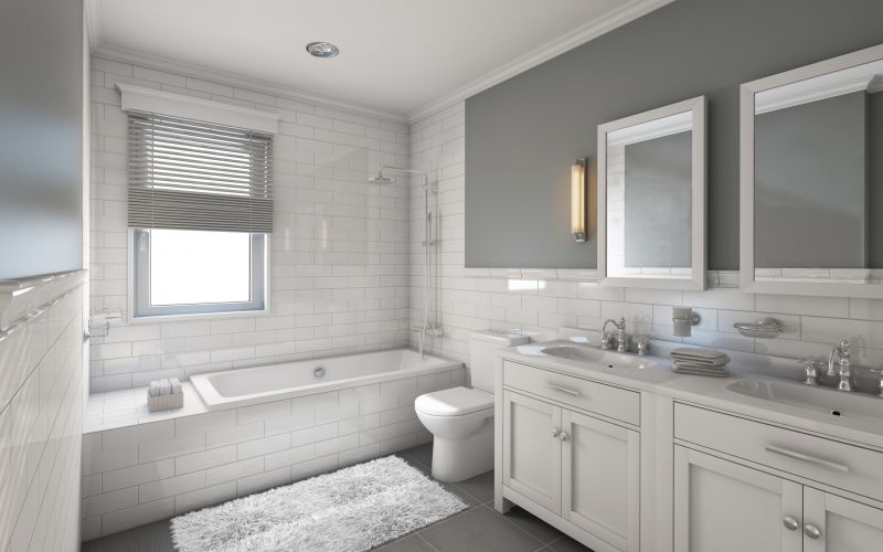 Bathroom with Large Format Tiles